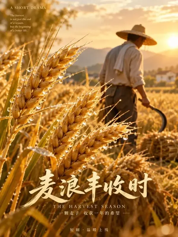 《麦穗金黄时》- 糖心vlog年代记忆短剧封面 《麦穗金黄时》- 糖心vlog年代记忆短剧封面