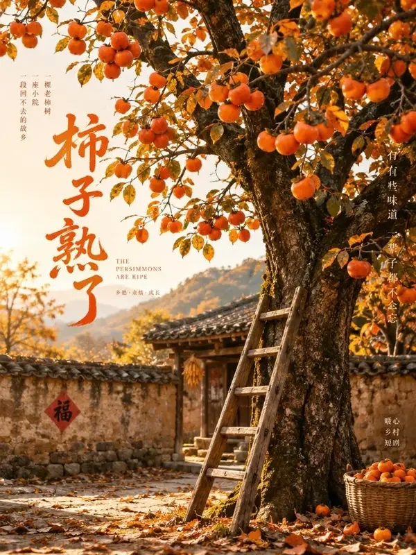 《柿子树下》- 糖心vlog年代记忆短剧封面 《柿子树下》- 糖心vlog年代记忆短剧封面